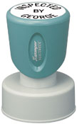 N49<br>Pre-Inked<br>Round Stamp<br>(Short Handle)<br>1-3/16" Diameter