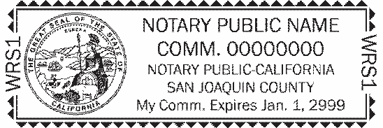 Order your CA Notary Supplies customized just for you.