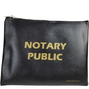 We offer two sizes for the Notary Supplies Zippered Bags. Keep all you notary supplies secure and together in our quality bags.