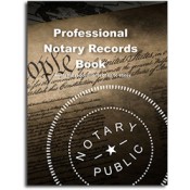Professional Notary Records Book&trade;
